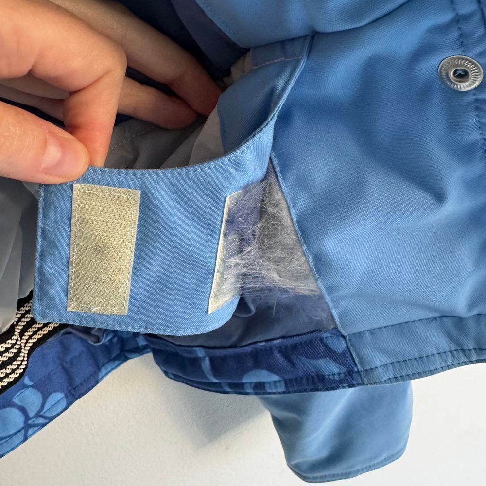 Vintage Obermeyer Ski Puffer Jacket Womens 6 Blue Floral 90s Snow Boarding‎ - Picture 16 of 16